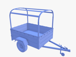Cargo Trailer v2 3D Model