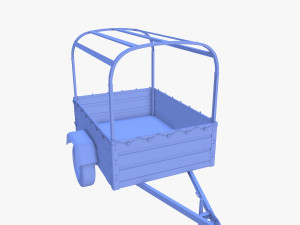 Cargo Trailer v2 3D Model