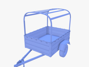 Cargo Trailer v2 3D Model