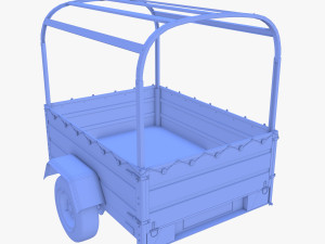 Cargo Trailer v2 3D Model