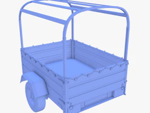 Cargo Trailer v2 3D Model