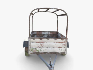 Trailer de carga v2 resistido Modelo 3D
