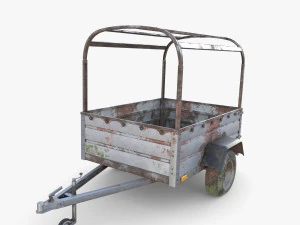 Trailer de carga v2 resistido Modelo 3D
