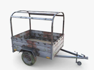 Trailer de carga v2 resistido Modelo 3D