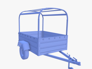Cargo Trailer v2 weathered 3D 模型