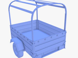 Trailer de carga v2 resistido Modelo 3D