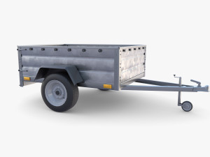Cargo Trailer v3 3D 모델