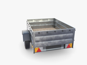 Cargo Trailer v3 3D 모델