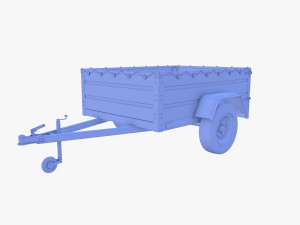 Cargo Trailer v3 3D 모델