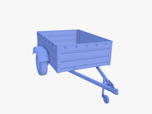 Cargo Trailer v3 weathered 3D Model