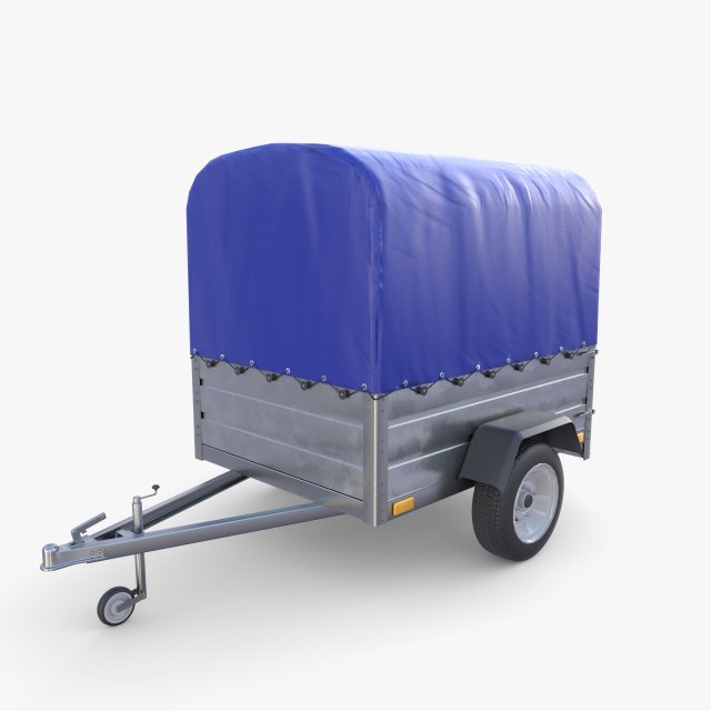 Cargo Trailer v4 Modelo 3D .c4d .max .obj .3ds .fbx .stl .blend 