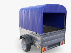 Cargo Trailer v4 3D Model