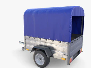 Cargo Trailer v4 3D Model