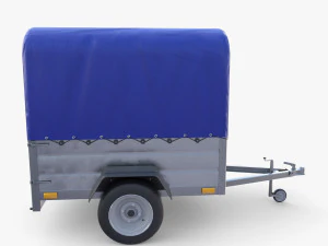 Cargo Trailer v4 3D Model