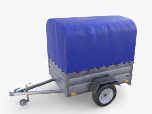 Cargo Trailer v4 3D Model