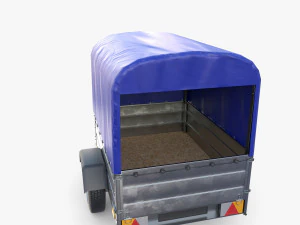 Cargo Trailer v4 3D Model