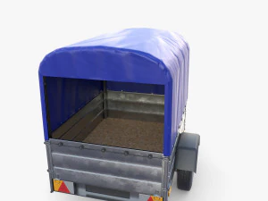 Cargo Trailer v4 3D Model