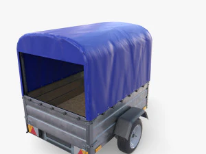 Cargo Trailer v4 3D Model