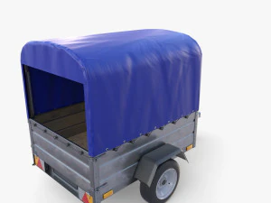 Cargo Trailer v4 3D Model