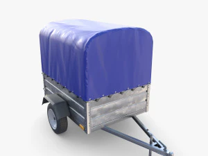 Cargo Trailer v4 3D Model
