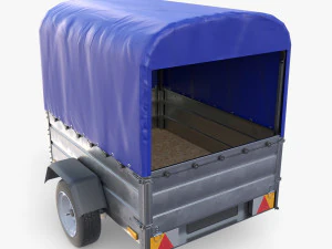 Cargo Trailer v4 3D Model