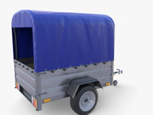 Cargo Trailer v4 3D Model