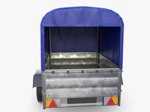 Cargo Trailer v4 3D Model