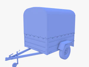 Cargo Trailer v4 3D Model