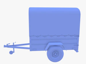Cargo Trailer v4 3D Model