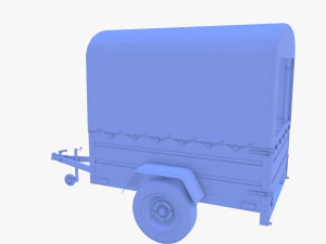 Cargo Trailer v4 3D Model
