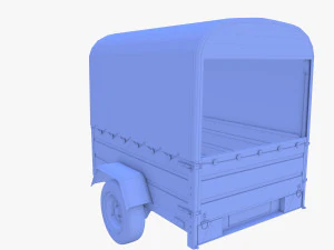 Cargo Trailer v4 3D Model
