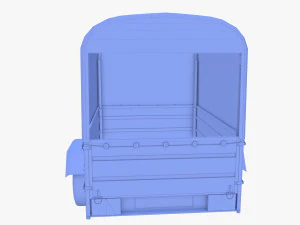 Cargo Trailer v4 3D Model