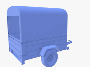 Cargo Trailer v4 3D Model