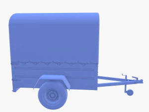 Cargo Trailer v4 3D Model