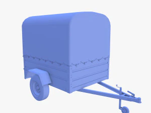 Cargo Trailer v4 3D Model