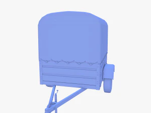 Cargo Trailer v4 3D Model