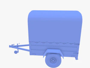 Cargo Trailer v4 3D Model