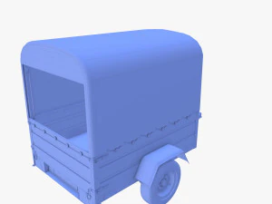 Cargo Trailer v4 3D Model