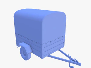 Cargo Trailer v4 3D Model