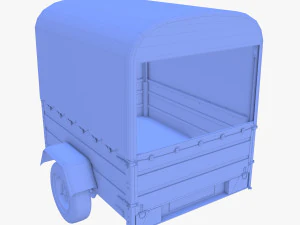 Cargo Trailer v4 3D Model