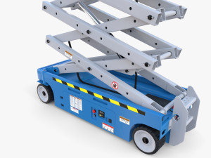 Animated Electric Scissor Lift v1 3D Модель