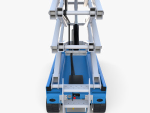 Animated Electric Scissor Lift v1 3D Модель