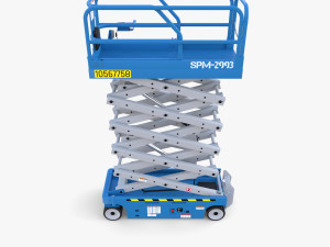 Animated Electric Scissor Lift v1 3D Модель