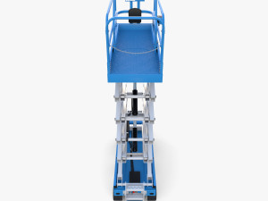 Animated Electric Scissor Lift v1 3D Модель
