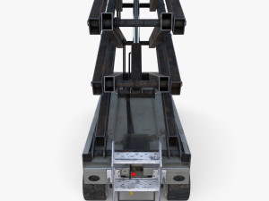 Animated Electric Scissor Lift v3 3D 모델