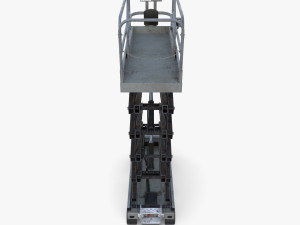 Animated Electric Scissor Lift v3 3D 모델
