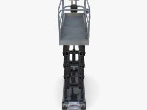 Animated Electric Scissor Lift v3 3D Model