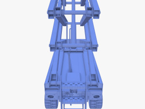 Animated Electric Scissor Lift v3 3D 모델