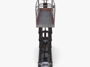 Electric Scissor Lift v4 3D मॉडल