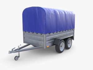 Cargo Trailer v5 3D Model